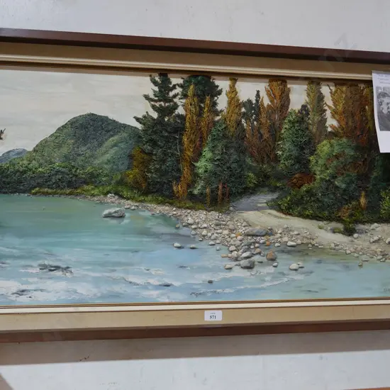 Oil painting by EA Martel