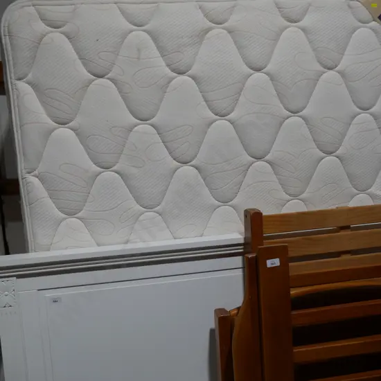 Queen size bed and headboard