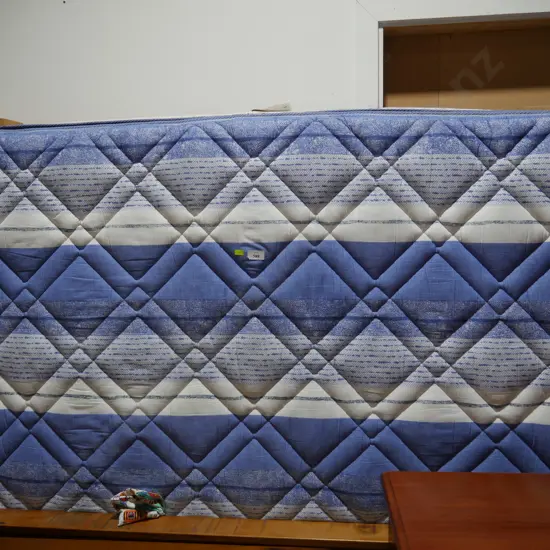 Queen size slat bed and mattress