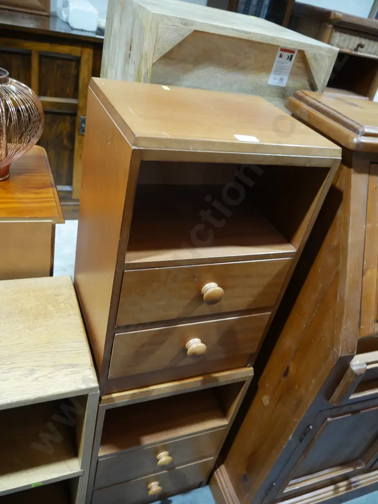 Pair bedside drawers Image 1++