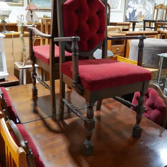 Dining table and 6 chairs