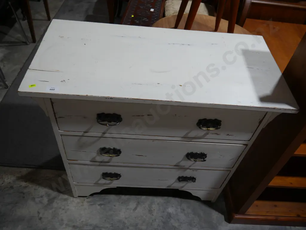 White lowboy Image 1++