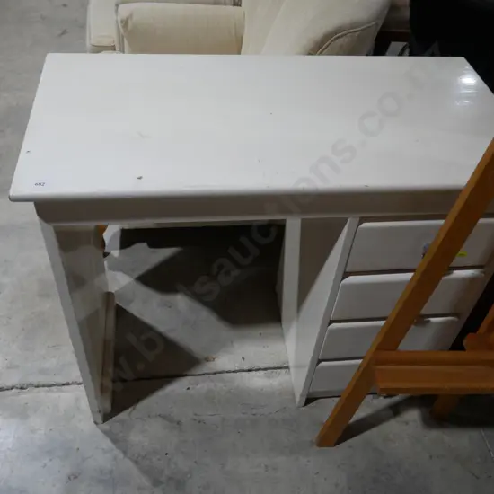 White desk