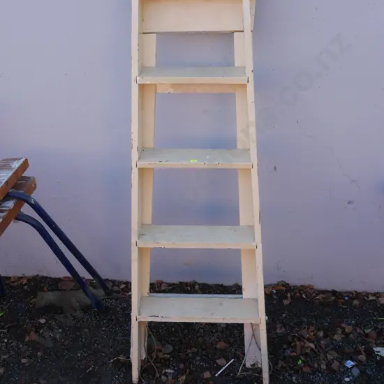 Wooden ladder