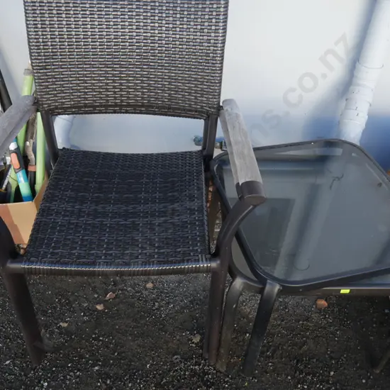 Outdoor chair & tables