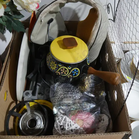 Enamel pot, neck massager etc