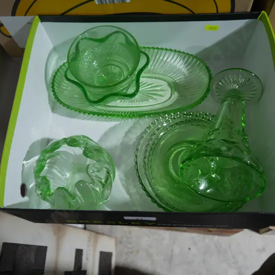 Green glassware
