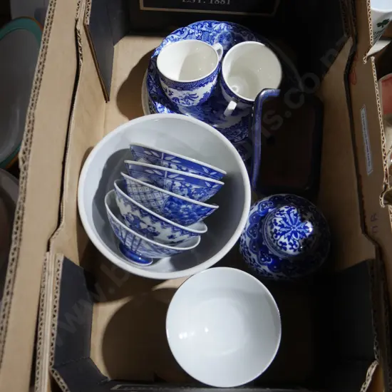 Blue and white china