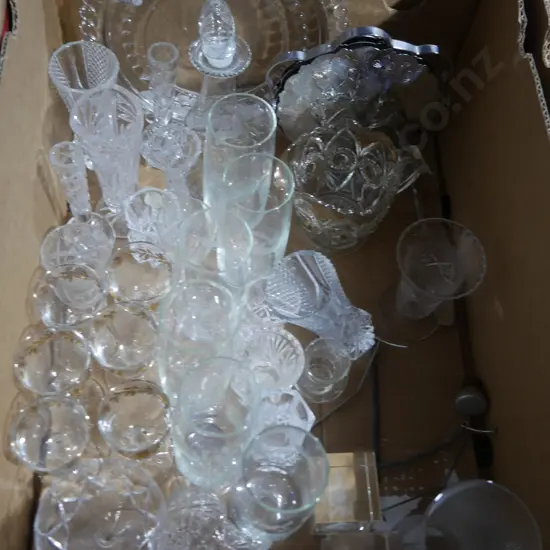 Glassware etc