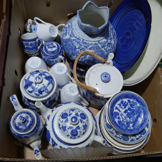 Blue and white china