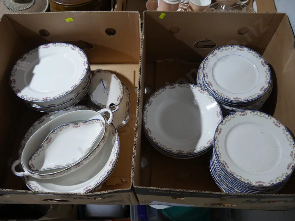 2 boxes of Limoges dinner set Image 1++