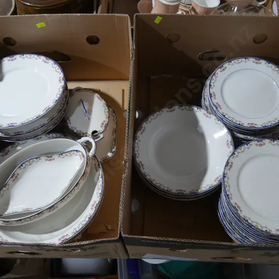 2 boxes of Limoges dinner set