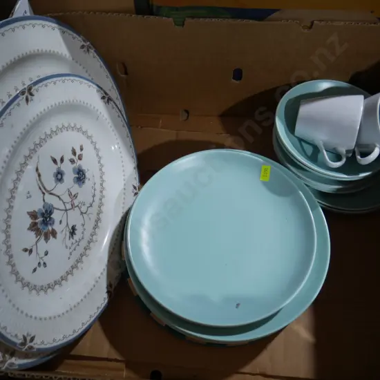 Royal Doulton serving platters, Poole dinnerware