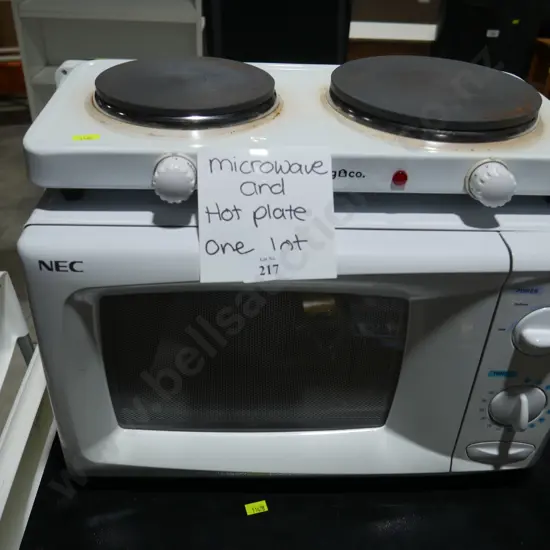 Hot plate and microwave