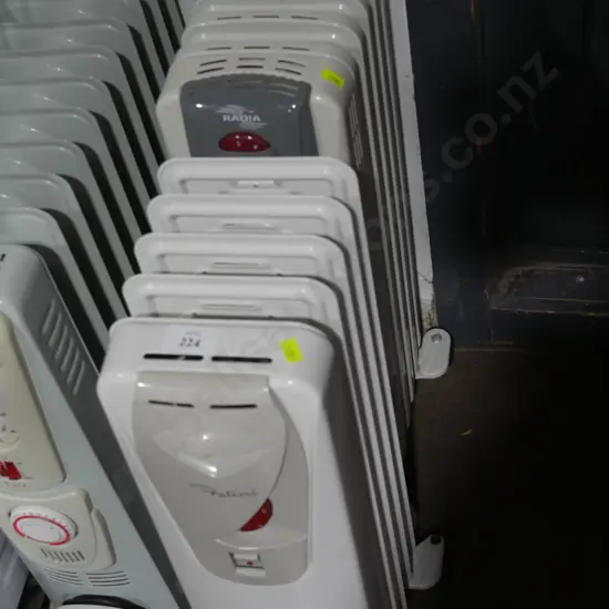 Two oil heaters