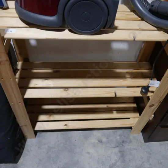 Wooden shelf