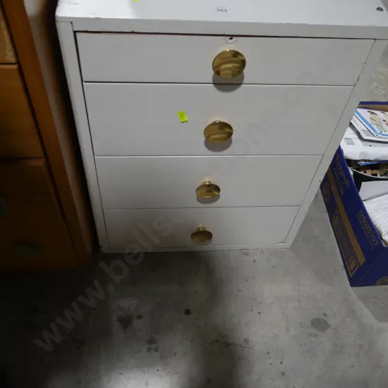 Sewing drawers and contents