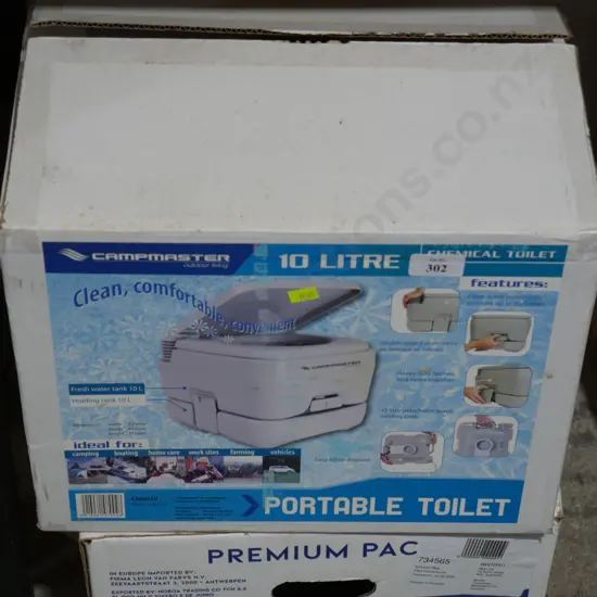 Camp master chemical toilet