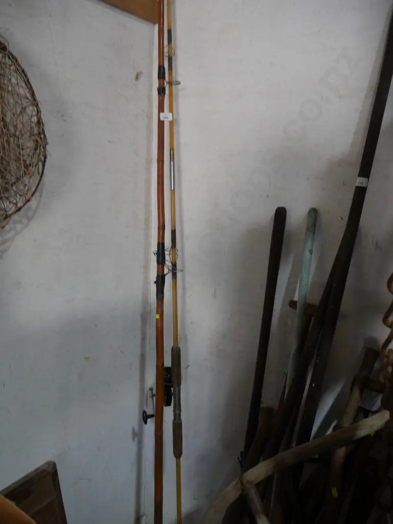 Two fishing rods and reel Image 1++