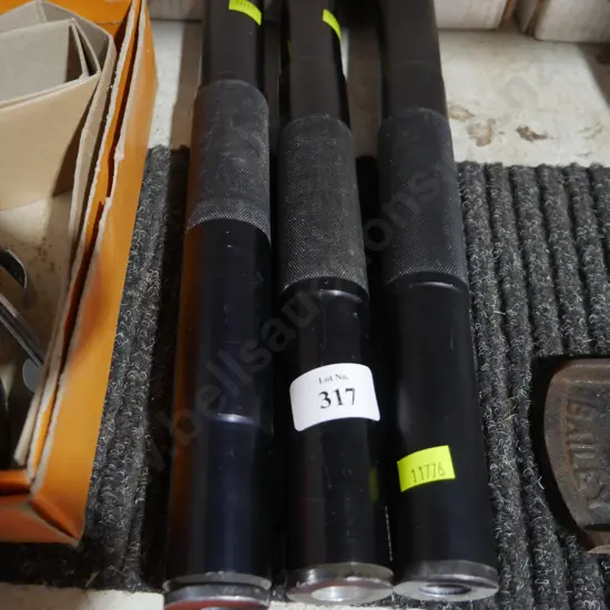 Three gun silencers