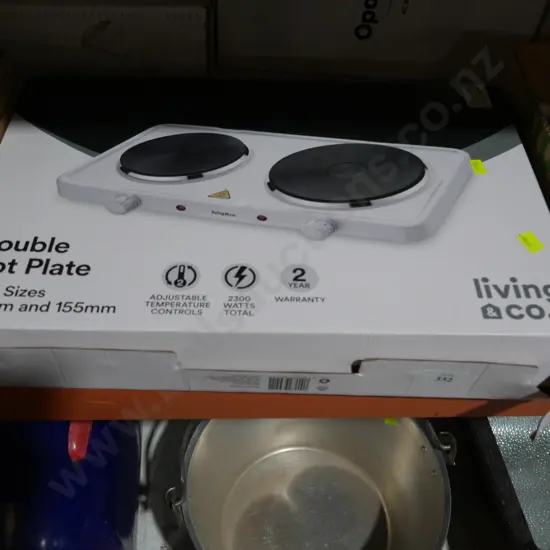 Electric double hot plate