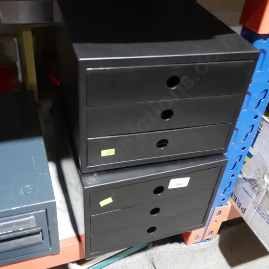 Pair of filing drawers