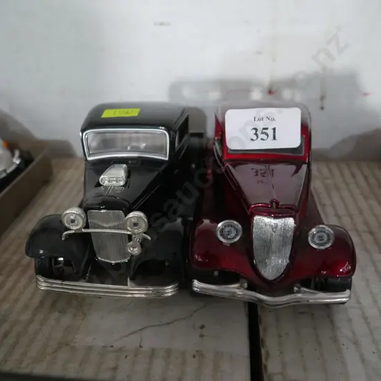 Two model cars