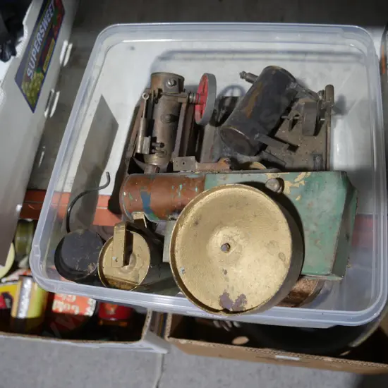 Model steam engine parts