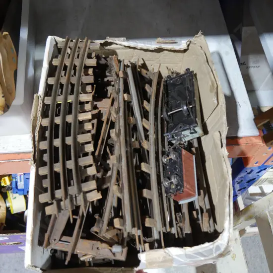 Vintage model train track etc
