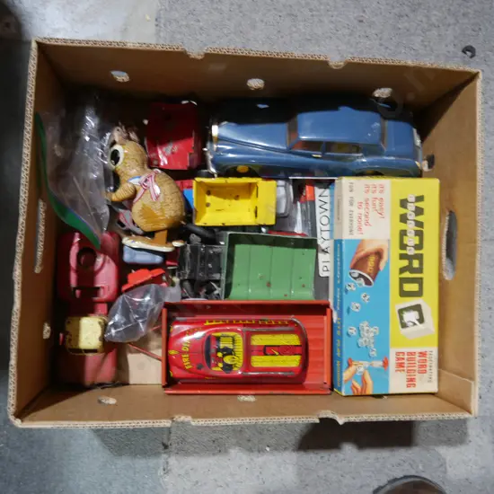 Toy cars etc