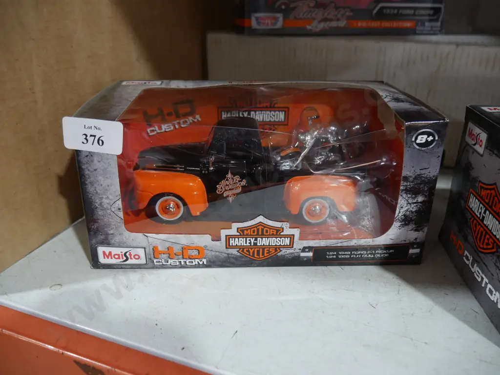 Model pick up truck and bike Image 1++