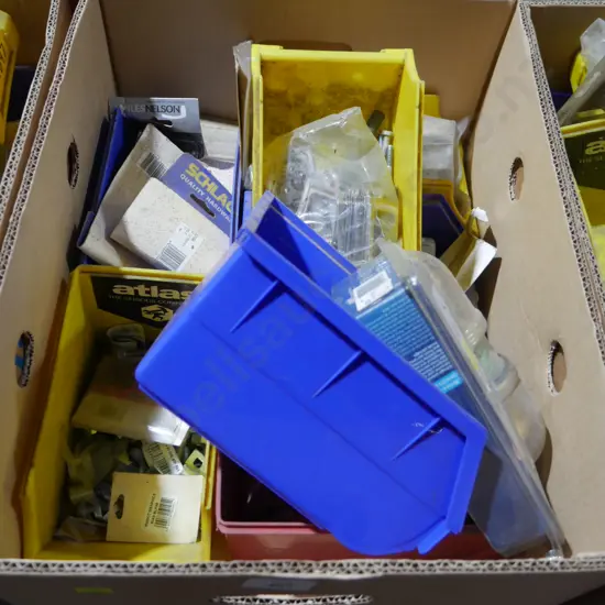 Box of garage sundries