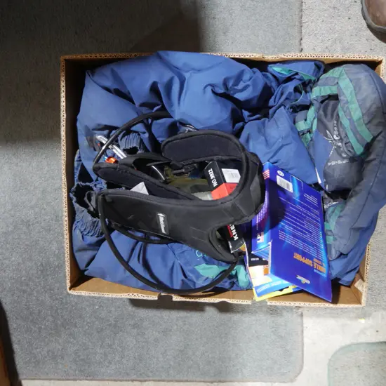 Jacket, knee supports etc