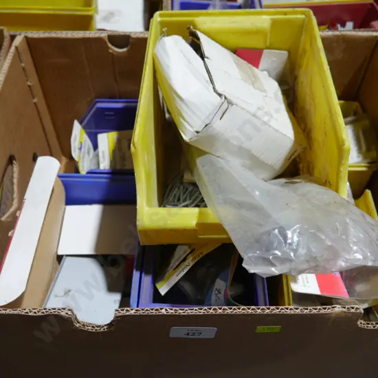 Box of garage sundries