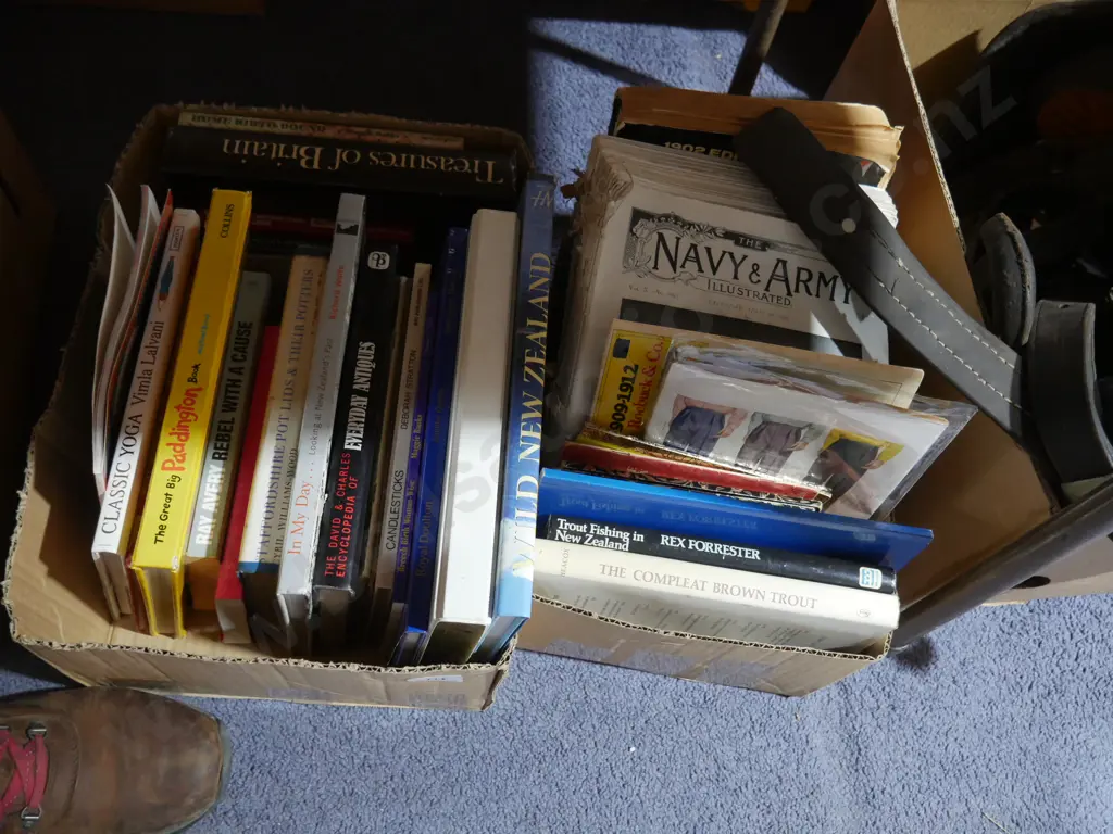 Two boxes of books Image 1++