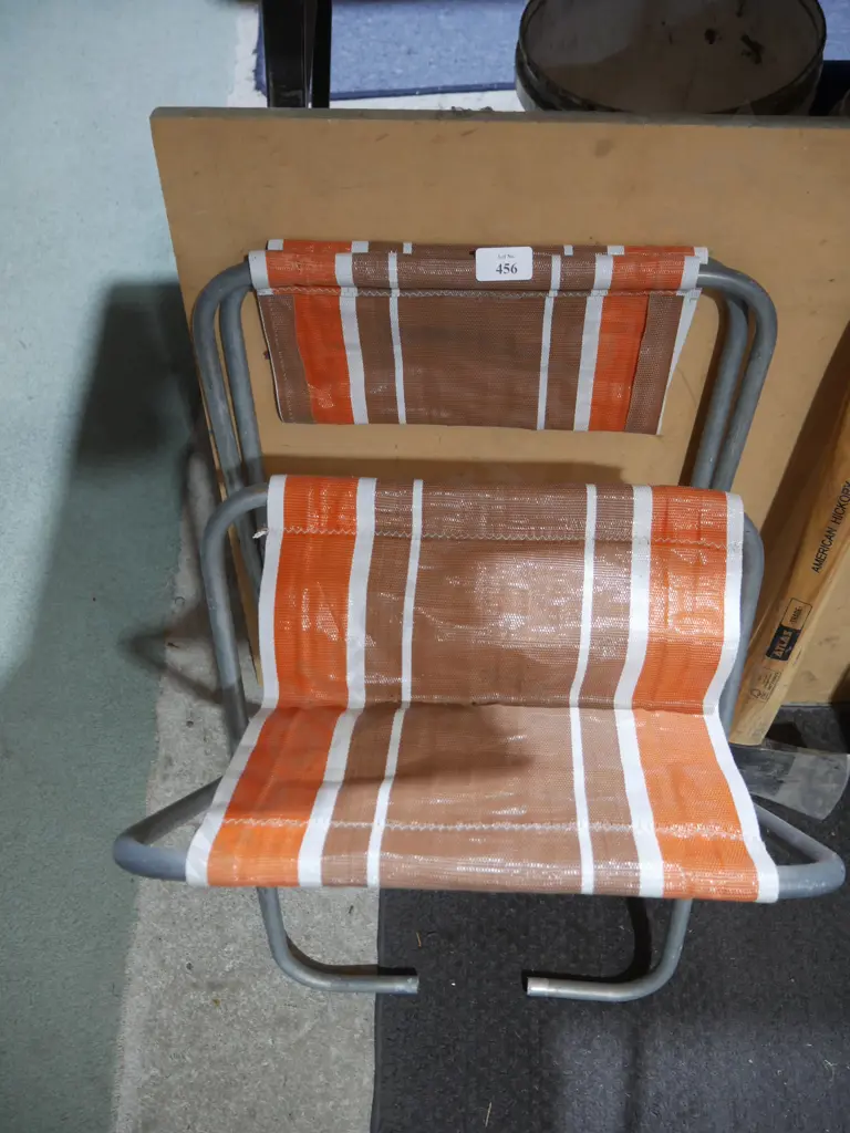 Two fold up stools Image 1++