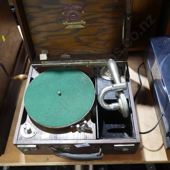 Grippa portable gramophone