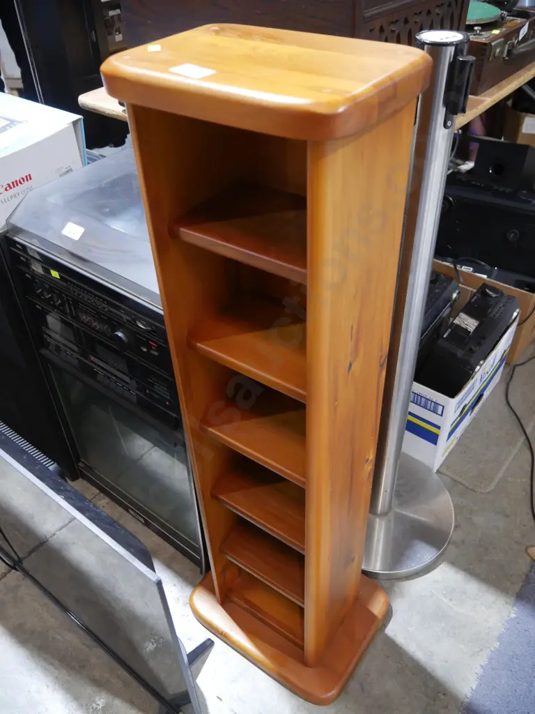 Wooden CD Tower Image 1++