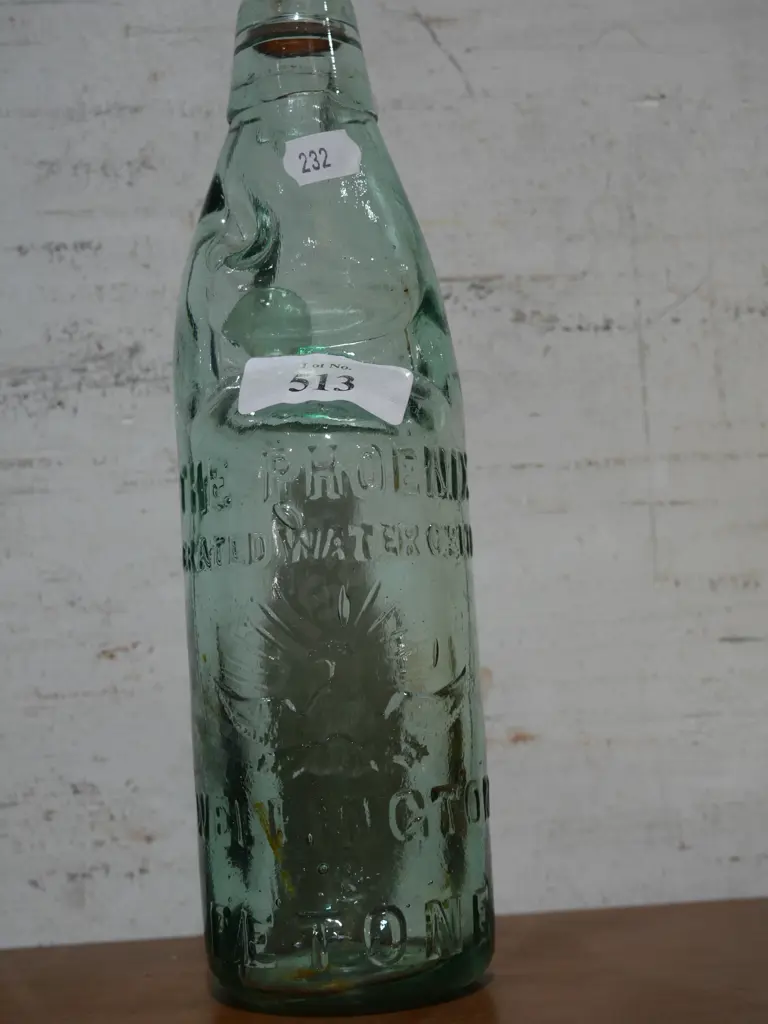 Glass marble bottle - Phoenix Wellington Image 1++