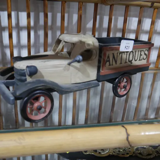Wooden model truck