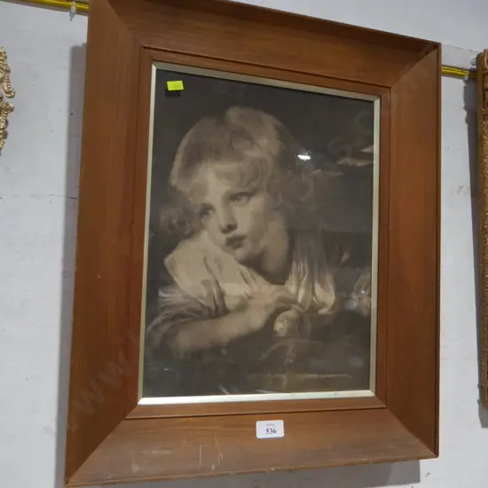 Framed at work - child
