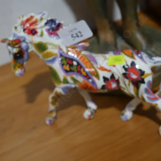 Colourful horse ornament