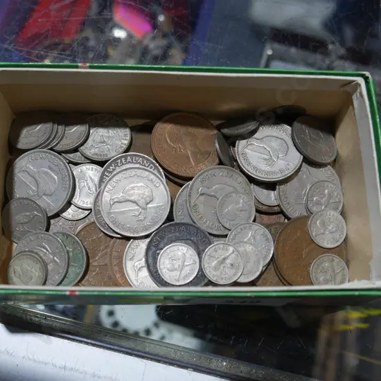 Assorted coins