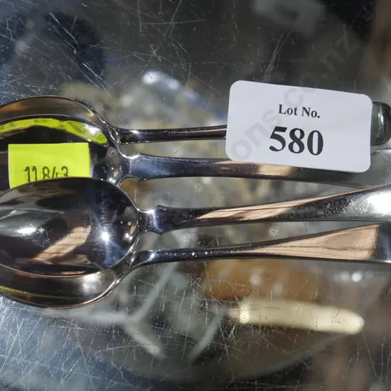 4 sterling silver spoons