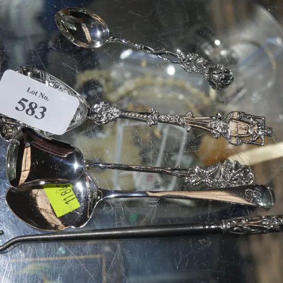 Five silver items