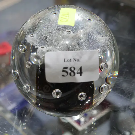 Glass paperweight