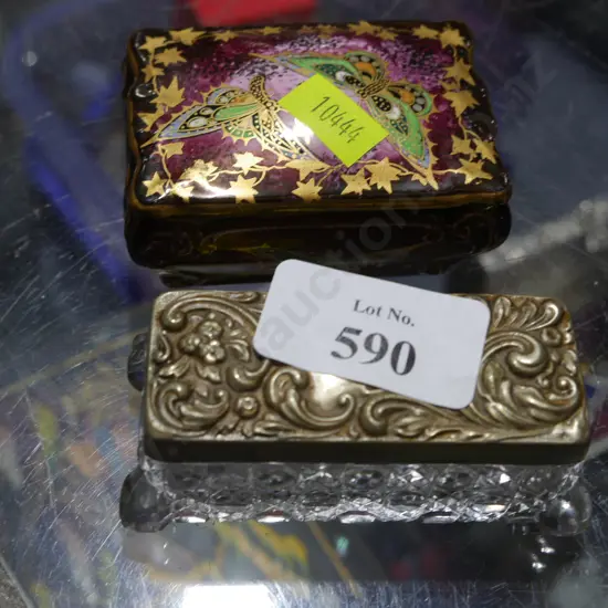 Two trinket boxes