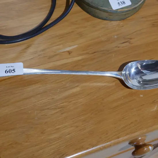 Sterling silver serving spoon 108gms