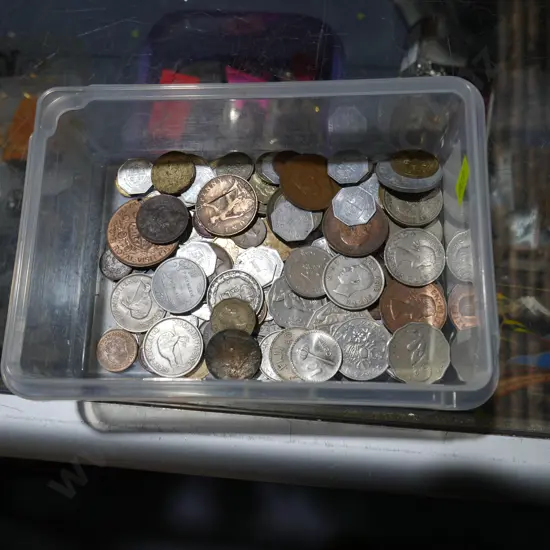 Assorted coins