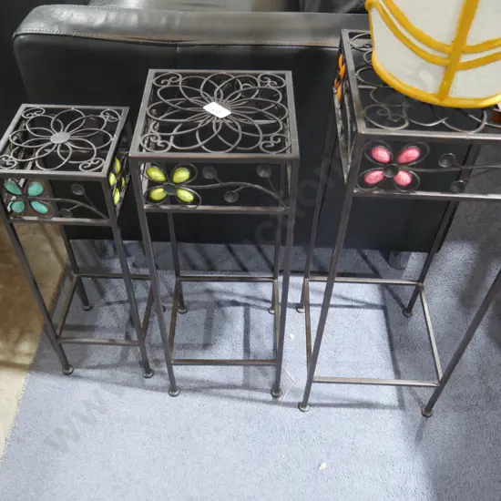 Set of 3 plant stands